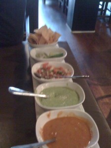 Tortilla Chips and sauces