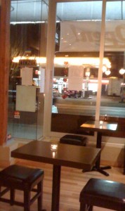Dulcinea inside looking outside