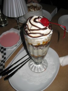 Rocky Road Brownie Parfait 