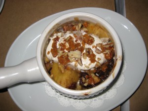 Maple Bourbon Bread Pudding