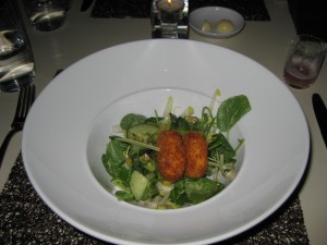 Yellow Endive & Watercress Salad 