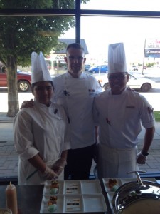 Chefs team at CAVU Kitchen Bar 