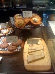Desserts - brown sugar shortbread (front right)