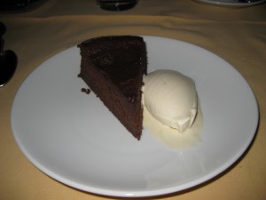 Chocolate Polenta Cake 