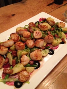 Scallops with Potatoes