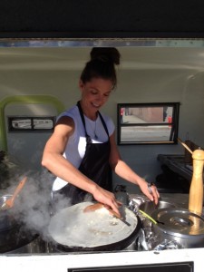Chef/Owner Nathalie of Chouchou Crepes