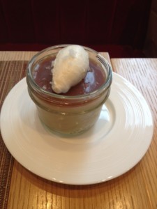 Butterscotch Pudding with Salted Caramel