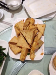 Deep fried Tofu with peppery salt