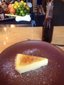 Classic Lemon Tart and a bottle of cold brew JJ Bean Coffee