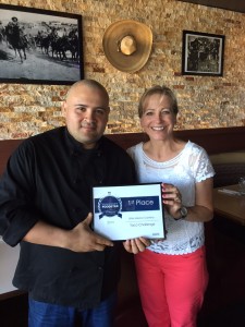 Executive Chef Roberto Lopez Lara and Owner Carol Janeczko 