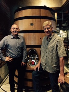 Darryll Frost, president and founder of Central City Brewers + Distillers (left) and Gary Lohin, Brewmaster (right)