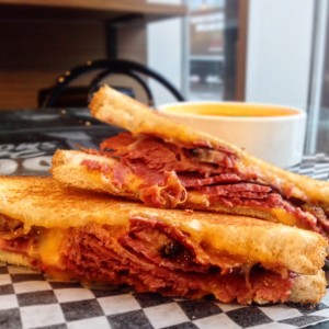 Montreal Smoked Meat Grilled Cheese