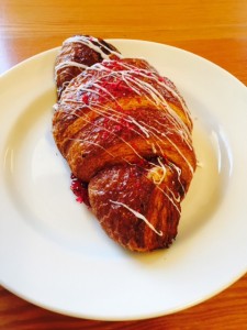 Raspberry & Cheddar Cheese filled Croissant