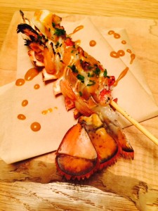 Grilled PEI lobster tail 