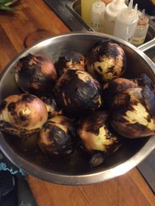 Charred onions