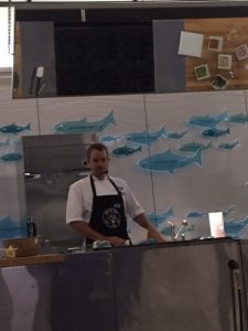 Chef Ned Bell of Vancouver Aquarium’s Ocean Wise culinary team