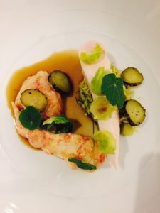 Chicken/Lobster/Brussel Sprouts